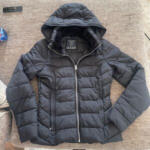 Abercrombie and Fitch Black Winter Puff Jacket